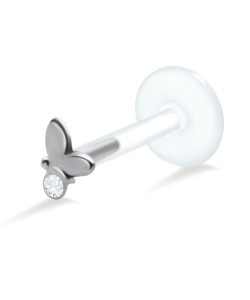 Butterfly on Stone Monroe Piercing LA-358